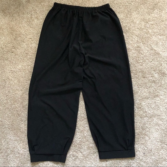 Black hobo stretch ankle pants, Large - Picture 3 of 8